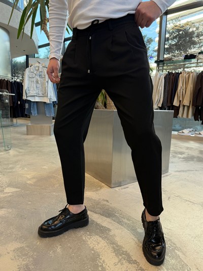 Siyah W İthal Kumaş Keten -5062