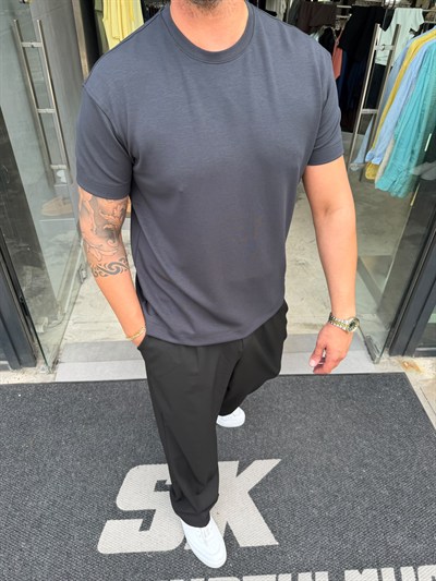 SK İthal Modal Lacivert T-Shirt