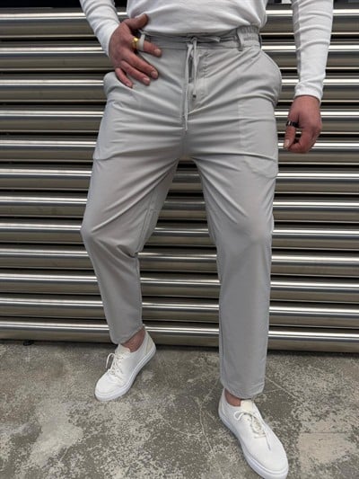 SPF Gri Havuç İpli Jogger -4071