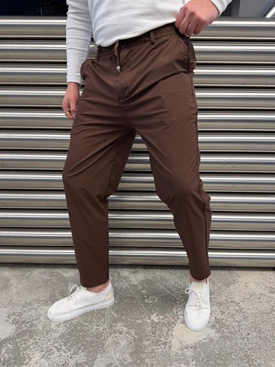 SPF Kahverengi Havuç İpli Jogger -4071