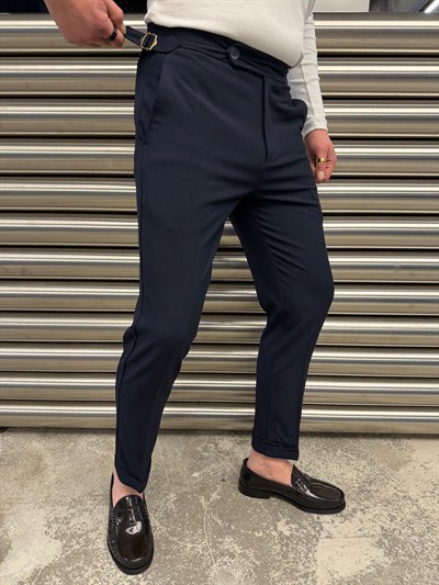 SPF Lacivert Kumaş Pantolon -4005