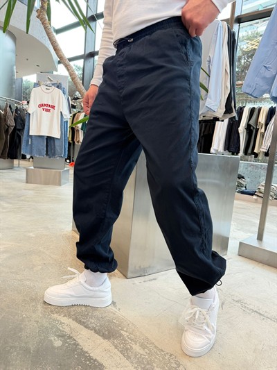 Lacivert Stoper Paça İthal Gabardin -W5078