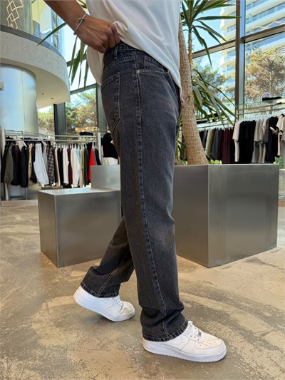 Taşlamalı Lacivert Regular Fit Pantolon WE5914