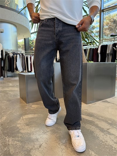 Taşlamalı Lacivert Regular Fit Pantolon WE5914