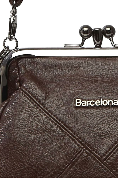 21Kbarcelona Logo Detaylı Kadın Çapraz Askılı Çanta