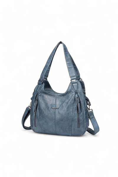 21Kbarcelona Logo Detaylı Kadın Omuz Çantası