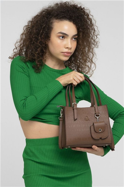 Benetton Gofraj Kadın Omuz Çantası