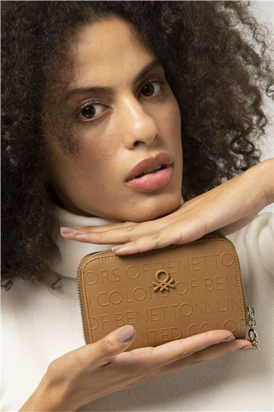 Benetton Gofraj Kadın Portföy & Clutch Çanta