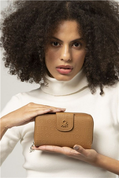 Benetton Gofraj Kadın Portföy & Clutch Çanta