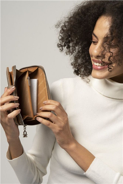 Benetton Gofraj Kadın Portföy & Clutch Çanta