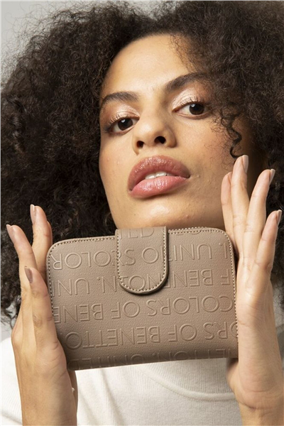 Benetton Gofraj Kadın Portföy & Clutch Çanta