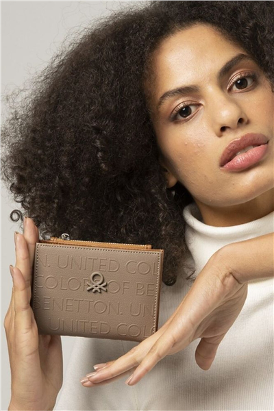Benetton Gofraj Kadın Portföy & Clutch Çanta