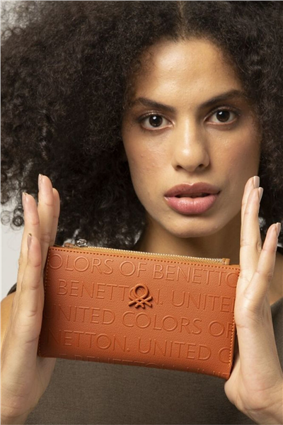Benetton Gofraj Kadın Portföy & Clutch Çanta