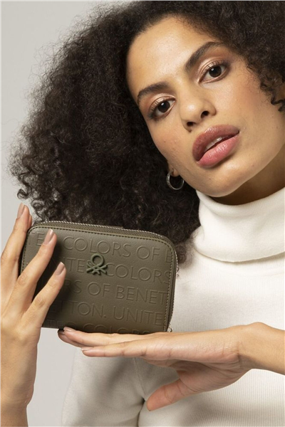 Benetton Gofraj Kadın Portföy & Clutch Çanta