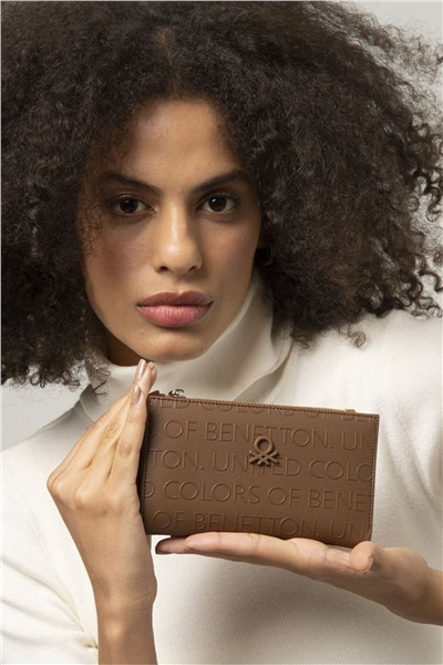 Benetton Gofraj Kadın Portföy & Clutch Çanta