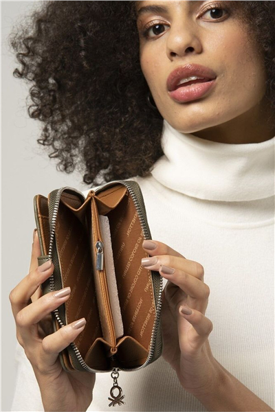 Benetton Gofraj Kadın Portföy & Clutch Çanta