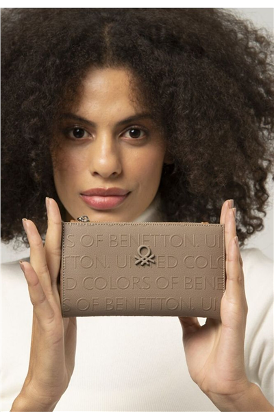 Benetton Gofraj Kadın Portföy & Clutch Çanta
