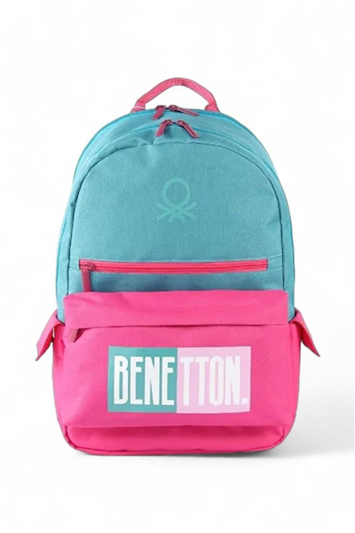 Benetton Lisanslı Kız Çocuk Okul Sırt Çantası