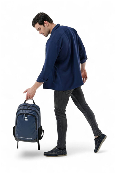 Benetton Lisanslı Unisex Okul Sırt Çantası