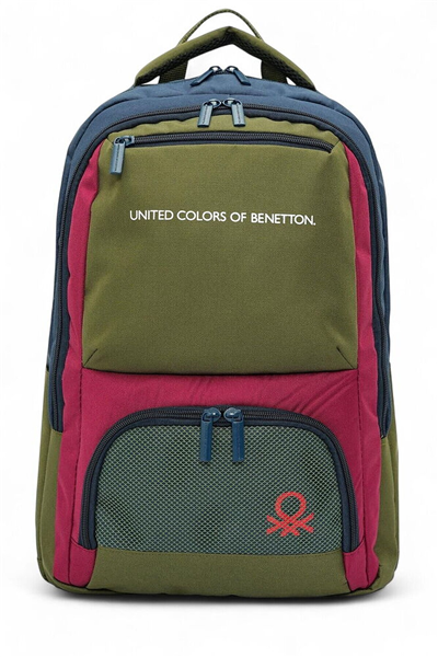 Benetton Lisanslı Unisex Okul Sırt Çantası