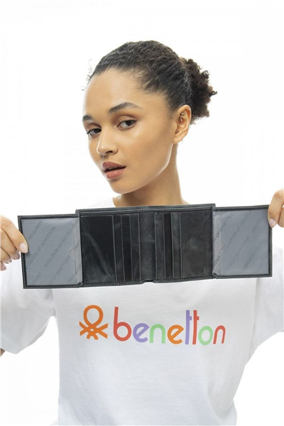 Benetton Logo Detaylı Erkek Portföy & Clutch Çanta