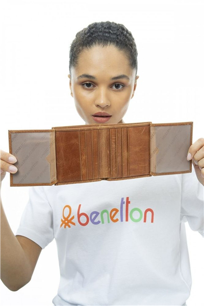 Benetton Logo Detaylı Erkek Portföy & Clutch Çanta