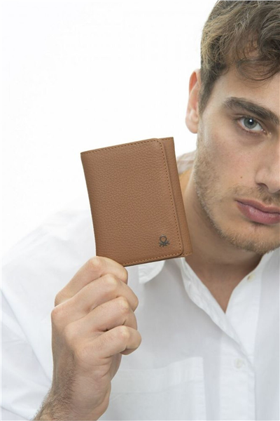 Benetton Logo Detaylı Erkek Portföy & Clutch Çanta