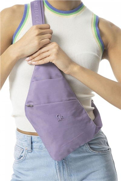Benetton Logo Detaylı Kadın Body Bag