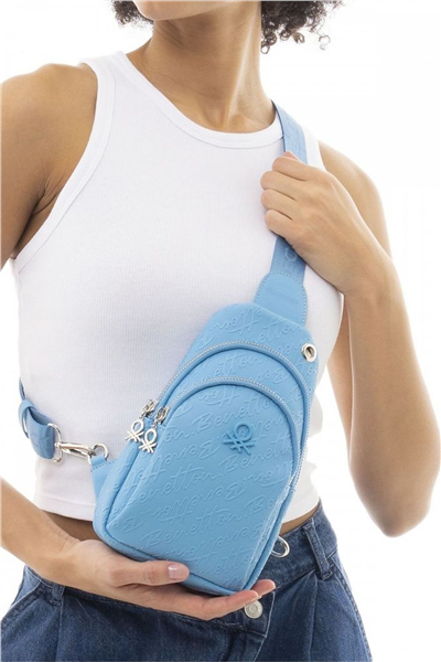 Benetton Logo Detaylı Kadın Body Bag