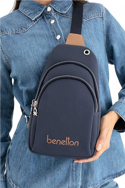 Benetton Logo Detaylı Kadın Body Bag