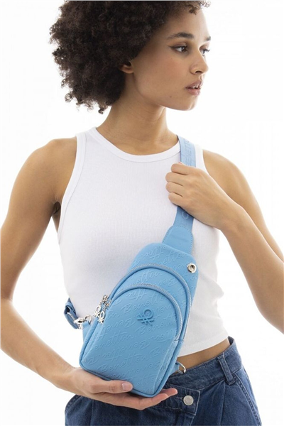 Benetton Logo Detaylı Kadın Body Bag