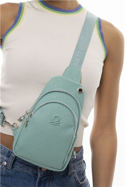 Benetton Logo Detaylı Kadın Body Bag