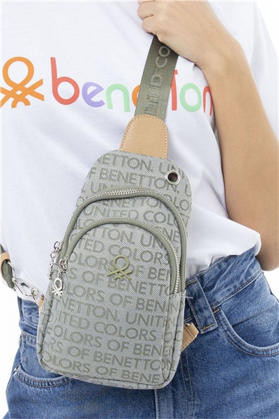 Benetton Logo Detaylı Kadın Body Bag