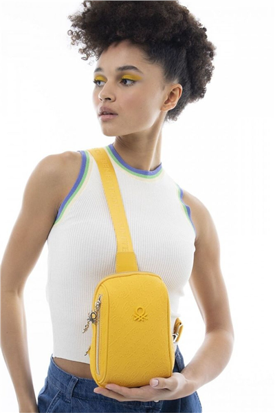 Benetton Logo Detaylı Kadın Body Bag