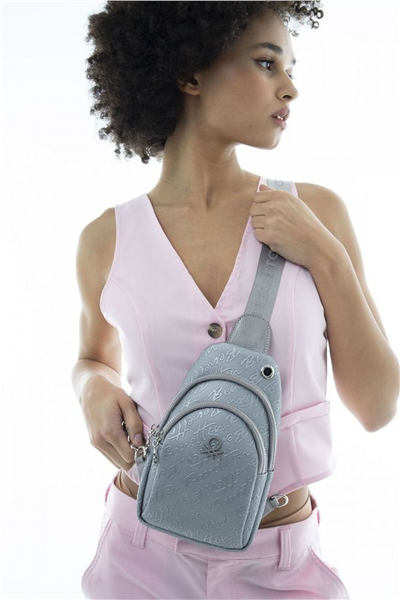 Benetton Logo Detaylı Kadın Body Bag
