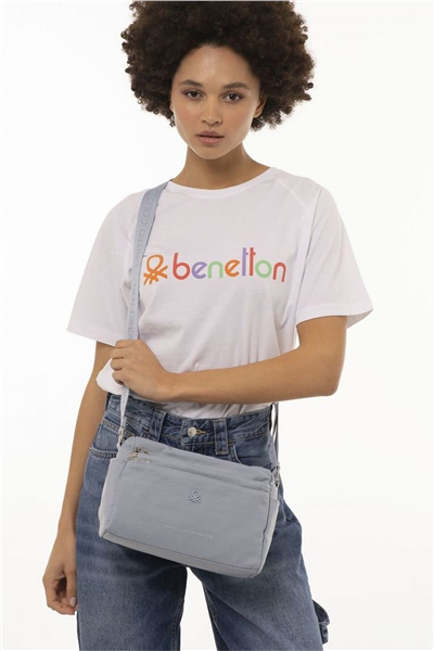 Benetton Logo Detaylı Kadın Çapraz Askılı Çanta
