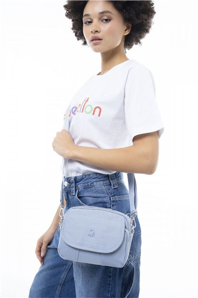 Benetton Logo Detaylı Kadın Çapraz Askılı Çanta