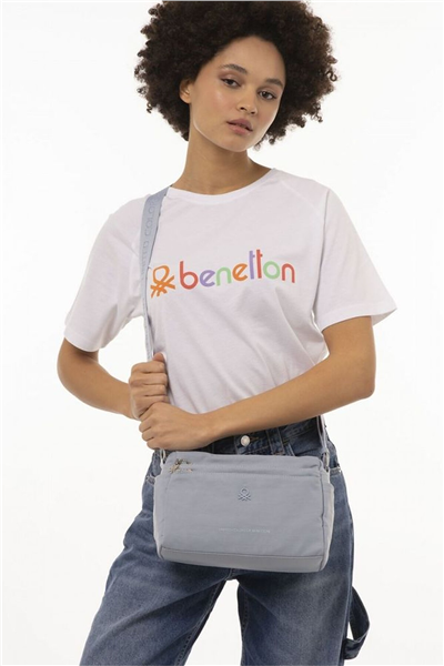 Benetton Logo Detaylı Kadın Çapraz Askılı Çanta