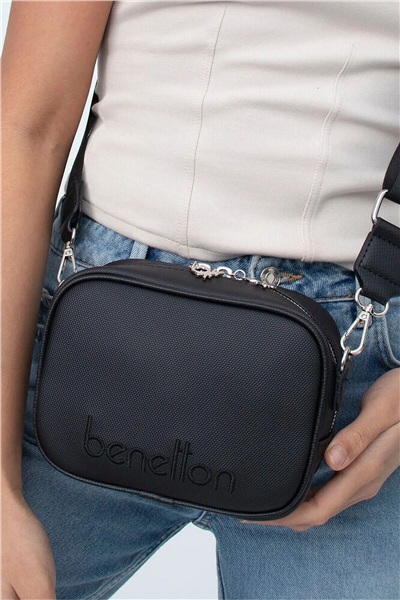 Benetton Logo Detaylı Kadın Çapraz Askılı Çanta