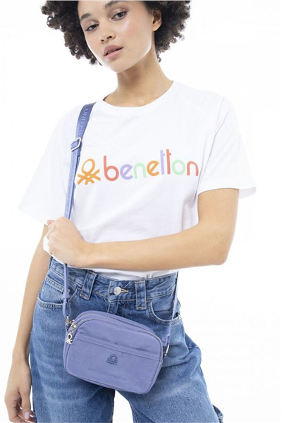 Benetton Logo Detaylı Kadın Çapraz Askılı Çanta