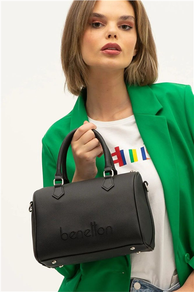 Benetton Logo Detaylı Kadın El Çantası