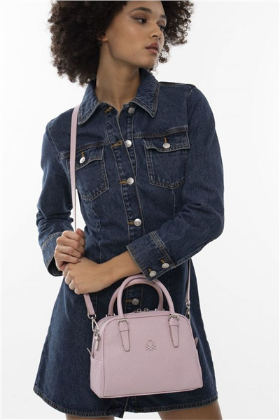Benetton Logo Detaylı Kadın El Çantası