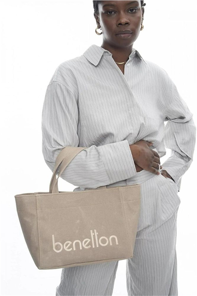 Benetton Logo Detaylı Kadın El Çantası