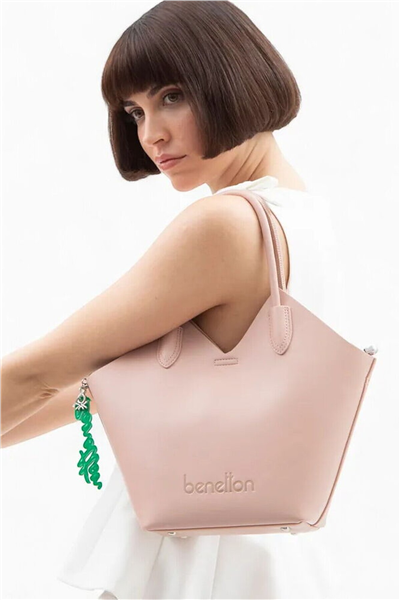 Benetton Logo Detaylı Kadın El Çantası