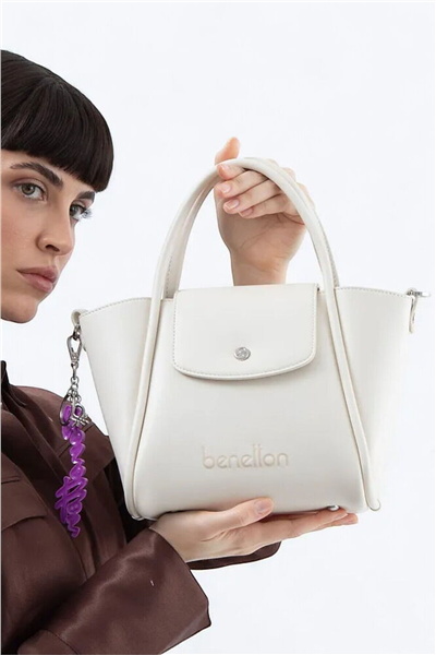 Benetton Logo Detaylı Kadın El Çantası