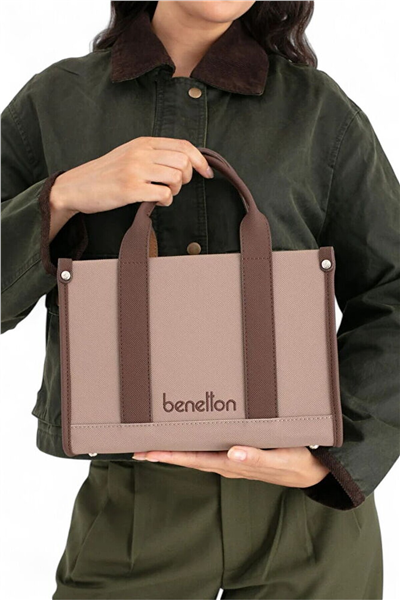 Benetton Logo Detaylı Kadın El Çantası