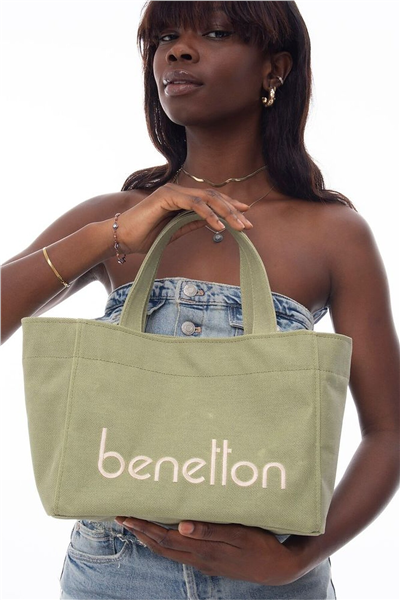 Benetton Logo Detaylı Kadın El Çantası