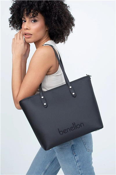 Benetton Logo Detaylı Kadın El Çantası