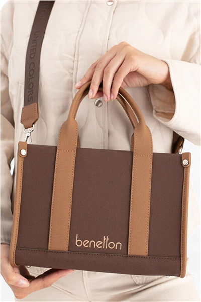 Benetton Logo Detaylı Kadın El Çantası