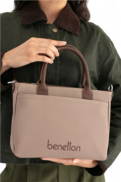 Benetton Logo Detaylı Kadın El Çantası